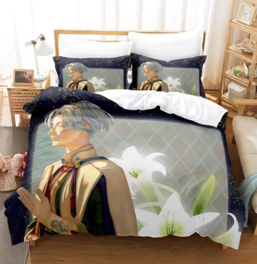3d Printing Ascendance of a Bookworm Bedding Set Cartoon Anime three-piece set Adult Kid Bedroom Duvet cover Sets Home Textiles