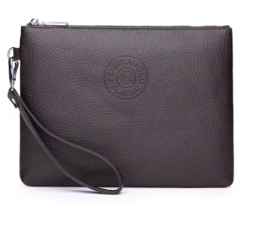 New Business Style Men's Clutch Large Wallet Soft PU Leather Male Wristlet Pack Bag Elegant Leisure Stylish Hand Bags Gift Pouch